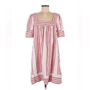 Linen striped dress